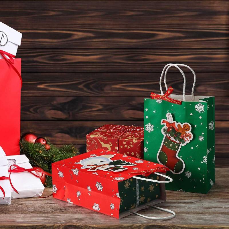 Jikolililili Christmas Gift BagsSmall Christmas Bags for GiftsFunny Xmas  Goody Wrapping Bags for Kids Christmas Party FavorSchool Classroom Holiday  Party Treat Supplies  Walmartcom
