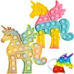Antika - Unicorn Pop Its Fidget Toys Pack 2 with Anahtarlık - Special Needs Stress Relief Sensory Poppers Fid - kitantik - kitaLog