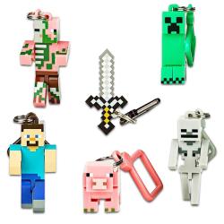 Antika - Minecraft Mystery Anahtarlık Set for Boys and Girls - Bundle with 6 Minecraft Assorted Mini Figurine - kitantik - kitaLog