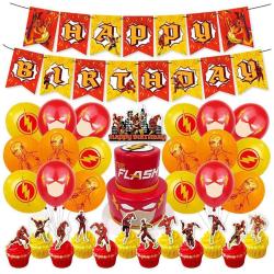 Antika - Flash Birthday Party Decorations,Birthday Party Supplies For Flash Includes The Flash Inspired Happy - kitantik - kitaLog