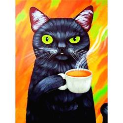 Antika - Huacan Diamond Painting Cat, Diamond Painting Kit for Adults, Animal Diamond Art Kits, Full Square D - kitantik - kitaLog