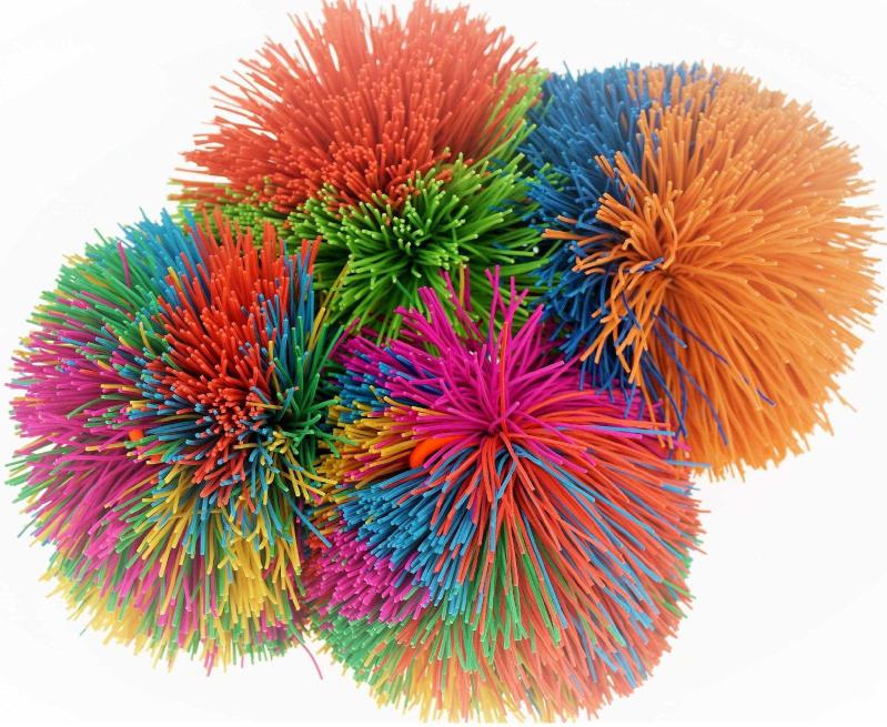 Plus 1 Bouncy Ball 1 Unit Assorted JA-RU Bandy Ball Rubber Band String Ball Stress Ball Toy Elastic Fidget Toy Balls Stretch Soft Squishy Sensory Toy Therapy for Kids & Adult Toys 1070-1p 