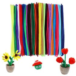Antika - Pipe Cleaners Craft Supplies, Colored Pipe Cleaners, Pipe Cleaners for Kids, 100 Pcs Chenille Stems - kitantik - kitaLog