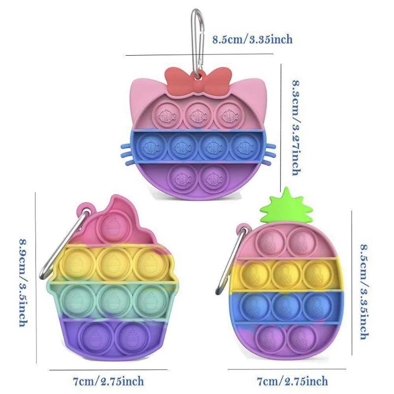 IFNEXT Mini Pop Push Bubble Sensory Toy 