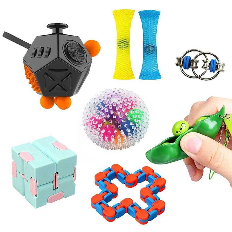 fidget pack with fidget cube