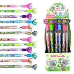 Antika - TINYMILLS 24 Pcs Koala Multi Point Stackable Push Pencil Assortment with Eraser for Koala Birthday K - kitantik - kitaLog