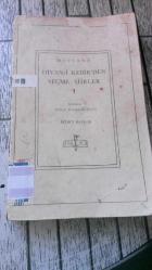 DİVAN'I - KEBİRDEN SEÇME ŞİİRLER