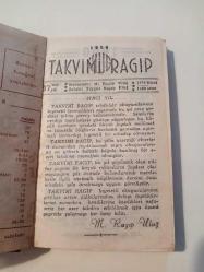 ULUĞ 1960 TAKVİMİ RAGIP KANAAT KİTABEVİ...
