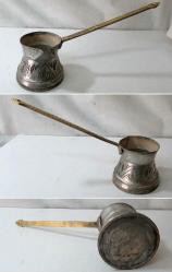 Antika - EsKi İŞLEMELİ BaKıR CEZVE.. - kitantik - kitaLog