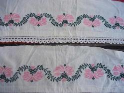 APLİKELİK - KANAVİÇE İŞLEME - 18X83 CM - 2 ADET