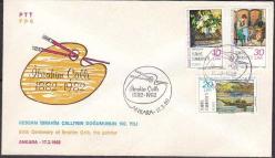 1982 FDC RESSAM İBRAHİM ÇALLI'NIN DOĞUMUNUN 100.YILI