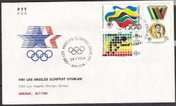 1984 FDC LOS ANGELAS OLİMPİYAT OYUNLARI