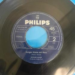 michael maien - ich mach alle lichter an - junger mann mit herz  / 45'lik