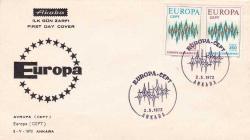 1972 FDC EUROPA CEPT AKOBA