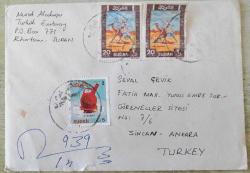 Efemera - MEKTUP ZARFI - PULLU DAMGALI - SUDAN 1993 - kitantik - kitaLog