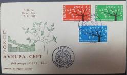 1962 FDC AVRUPA EUROPA CEPT (FİLATELİST)