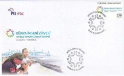 2016 DÜNYA İNSANİ ZİRVESİ PORTFÖY (PUL 2adet+ FDC 1 adet)