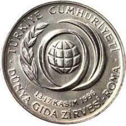 50 Bin Lira 1996 Çil Dünya Gıda Zirvesi-Roma