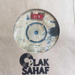 Shirley Bassey / Love Story - For the Love of Him / Turkey 1971 / 45'lik / *Soundtrack, Pop*