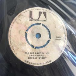 Shirley Bassey / Love Story - For the Love of Him / Turkey 1971 / 45'lik / *Soundtrack, Pop*