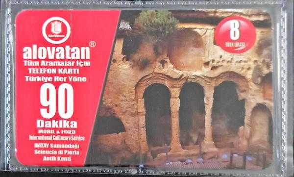 K = KOLEKSYON AMALI * KUZEY KIBRIS GSM KARTI - ALO VATAN * 90 DAKKA (  AMBALAJINDA ) SIFIR - Efemera - kitantik | #11782208000098