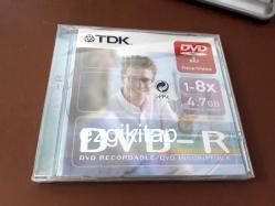 tdk dvd tekli boş kutulu dvd (ambalajı açılmamış)