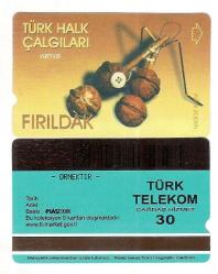 Efemera - K = P-55 * DENEME ve ÖRNEK KARTLAR ( TÜRK  HALK  ÇALGILARI ) TEMİZ ve NADİR - kitantik - kitaLog