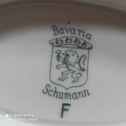 RF51----ÇİİÇEK DESENLİ ALMAN BAVARI SCHUMANN PORSELEN SOSLUK