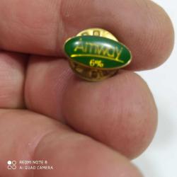 R34-----AMWAY YEŞİL ROZET