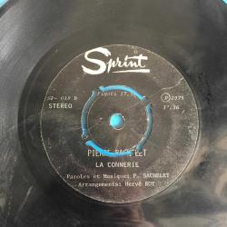 Pierre Bachelet / L'Atlantique (Toi, Moi Et La Musique) - La Connerie / Turkey 1976 / 45'lik / *Pop*