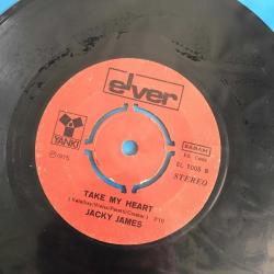 Jacky James / Liszt's love song - Take my heart / Turkey 1975 / 45'lik / *pop*