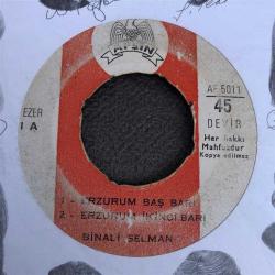 Z - BİNALİ SELMAN - Erzurum baş barı - Erzurum ikinci barı - Malatya oyun havası - Şiro halayı