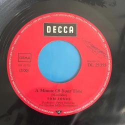 Tom Jones / A Minute Of Your Time - Looking Out My Window / Germany 1968 / 45rpm / *Pop, Soul*