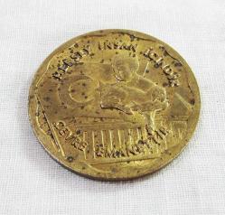 İNSANI SEV ÇEVRENİ KORU 1990 PiRiNÇ MADALYON