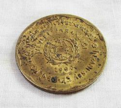 İNSANI SEV ÇEVRENİ KORU 1990 PiRiNÇ MADALYON