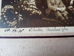 1938 KEBUTER MUSLUOĞLU SEZENYAN BÜYÜK BOY TOPLU AİLE FOTOĞRAFI...