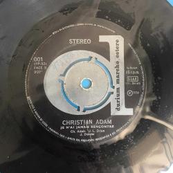 Christian Adam / Si tu savais combien je t'aime - Je n'ai jamais rencontre / Turkey 1974 / 45'lik / *pop*