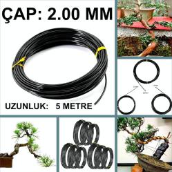 OMENİV'DEN 2.00 MİLİMETRE ÇAPLI 5 METRE BONSAİ BONZAİ GÖVDE DAL ŞEKİLLENDİRME TELİ