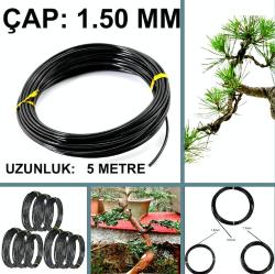 OMENİV'DEN 1.50 MİLİMETRE ÇAPLI 5 METRE BONSAİ BONZAİ GÖVDE DAL ŞEKİLLENDİRME TELİ