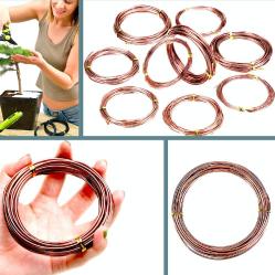 OMENİV'DEN BRONZ TON 1.00 MİLİMETRE ÇAPLI 5 METRE BONSAİ BONZAİ GÖVDE DAL ŞEKİLLENDİRME TELİ