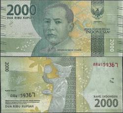 ENDONEZYA 2000 RUPİAH 2016 ÇİL KONDİSYON.