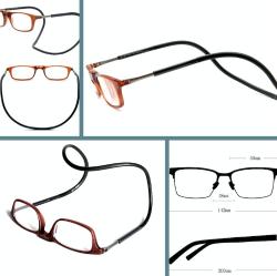 OMENİV'DEN HOBİ BİLGİSAYAR İÇİN ÖZEL YUMUŞAK KORDONLU KAHVE GÖZLÜK ÇERÇEVE MIKNATISLI ÇOK PRATİK