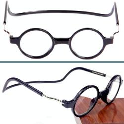 OMENİV'DEN HOBİ BİLGİSAYAR İÇİN ÖZEL YUVARLAK KORDONLU SİYAH GÖZLÜK ÇERÇEVE MIKNATISLI ÇOK PRATİK