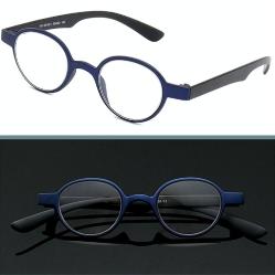 OMENİV'DEN İTALYAN TASARIM HAFİF GÖZLÜK ÇERÇEVESİ OKUMA YAKIN GÖZLÜĞÜ KLASİK KOLEJ LACİVERT