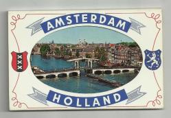 HOLLANDA AMSTERDAM AKORDİYON FORMUNDA KARTPOSTALLAR...