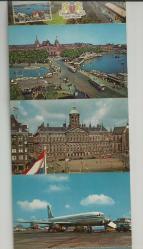 HOLLANDA AMSTERDAM AKORDİYON FORMUNDA KARTPOSTALLAR...