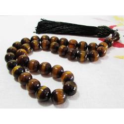 ÇoK GüZeL SÜRMELİ ATEŞİ SIKMA KEHRİBAR 33 Lük TESBİH....10,5x10,5mm