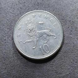 P33---------1992 İNGİLTERE MADENİ PARA---10 PENCE