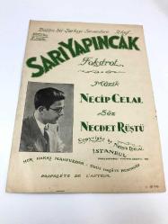 Efemera - NOTA - SARI YAPINCAK MÜZİK NECİP CELAL SÖZ NECDET RÜŞTÜ - kitantik - kitaLog