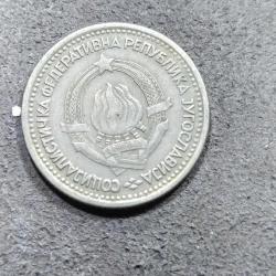P32---1965 YUGOSLAVYA MADENİ PARA--1 DİNAR